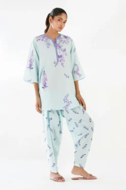 Stitched Printed Viscose Shirt+ Shalwar | SS26BSP168P2T