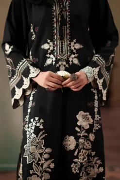 Alternative view of Embroidered Suit - JET Black | E4518/103/902