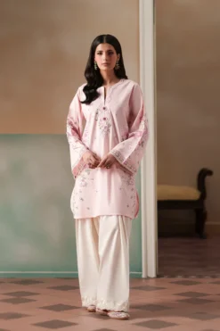 Embroidered Suit - Baby Pink | E4641/103/424