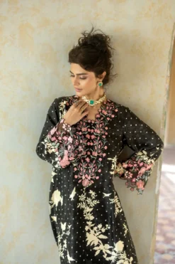 Alternative view of Black Charm Kaftan