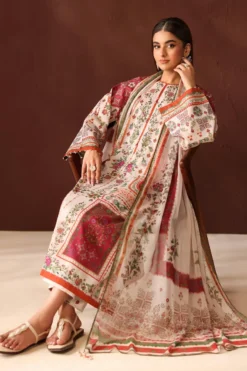 Alternative view of Digital Printed Lawn F-4480