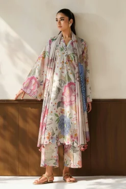 Digital Printed Lawn F-4499