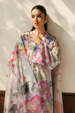 Alternative view of Digital Printed Lawn F-4499
