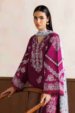 Alternative view of Embroidered Lawn F-4474