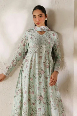Alternative view of Embroidered Lawn F-4478