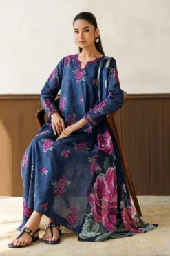 Alternative view of Embroidered Lawn F-4497