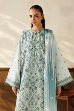 Alternative view of Embroidered Lawn F-4503