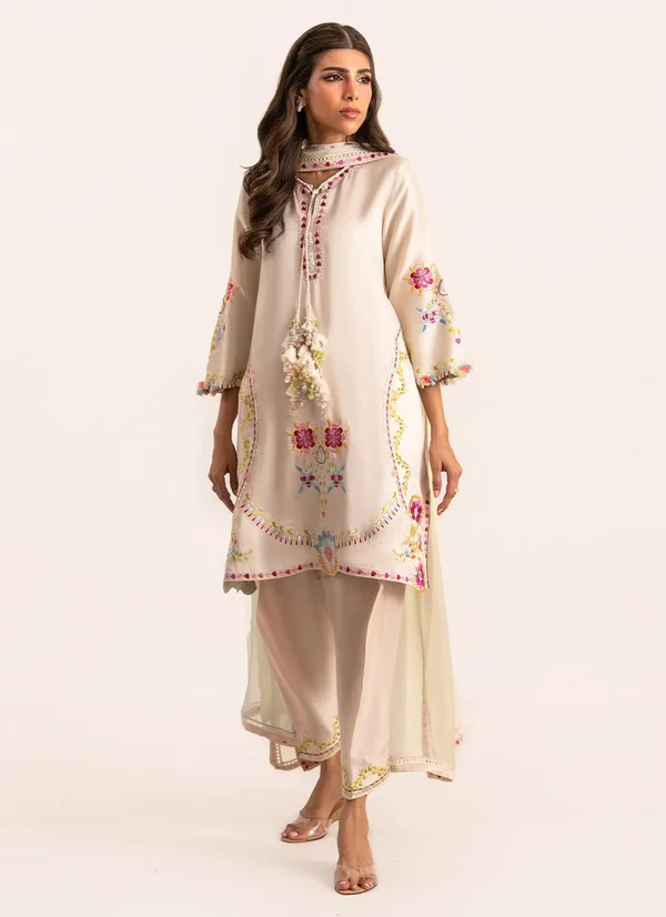 Evan Shirt And Dupatta With Bottoms