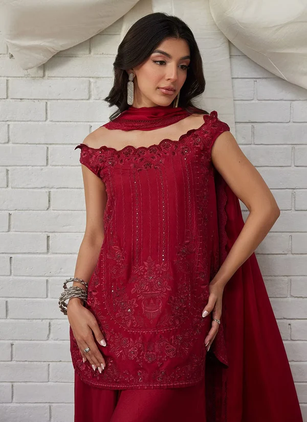 Vrai Shirt And Dupatta - Image 2