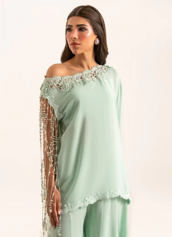 Anari Shirt And Drape Dupatta With Pants - Image 2
