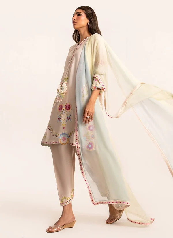 Evan Shirt And Dupatta With Bottoms - Image 4