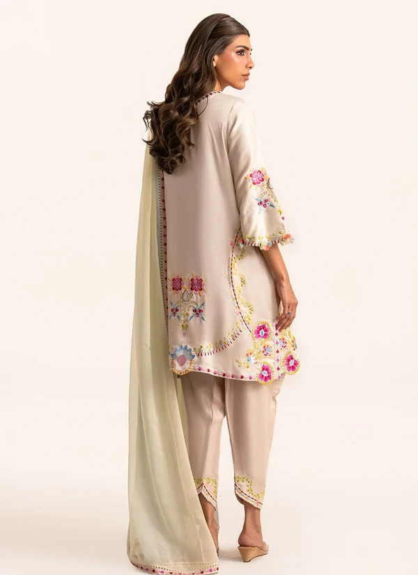 Evan Shirt And Dupatta With Bottoms - Image 3