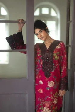 Alternative view of Orchid Noir Kaftan