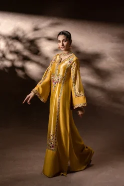 Alternative view of Golden Garden Kaftan Set (D-11)