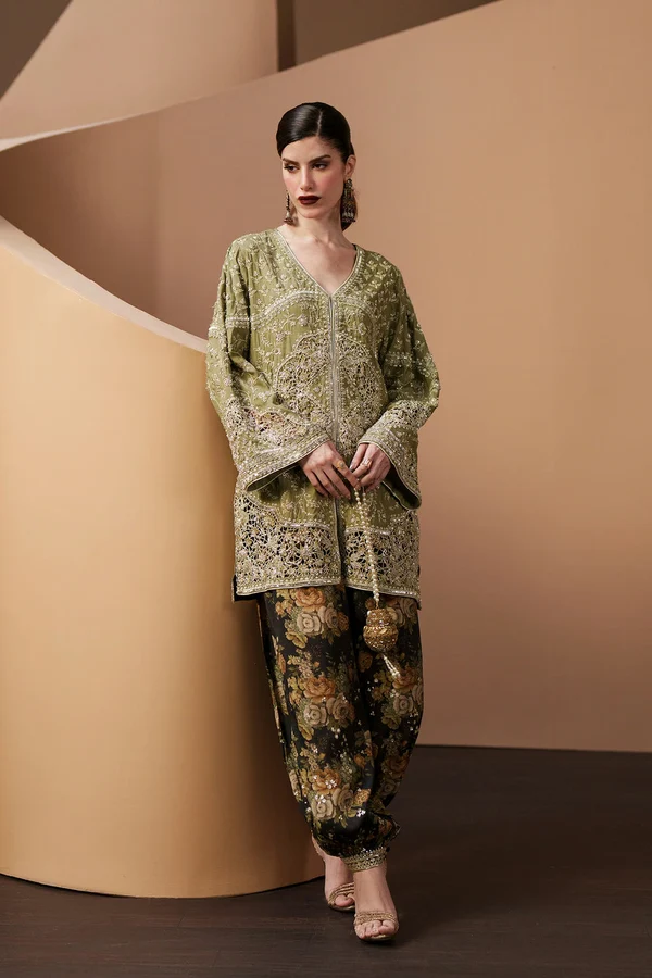 Embroidered Suit | E1140/104/121