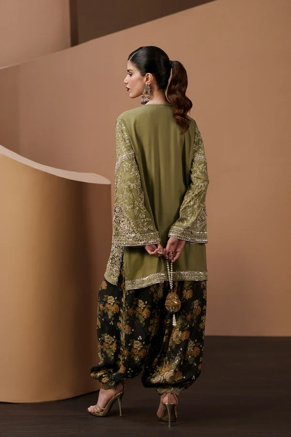 Embroidered Suit | E1140/104/121 - Image 3