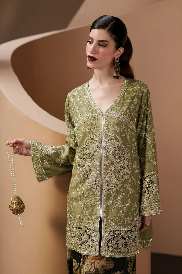 Embroidered Suit | E1140/104/121 - Image 2