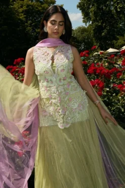Alternative view of Danica Short Shirt With Lehenga