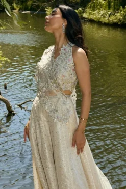 Alternative view of Jina Lehenga Choli With Drape Dupatta