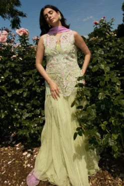 Danica Short Shirt With Lehenga