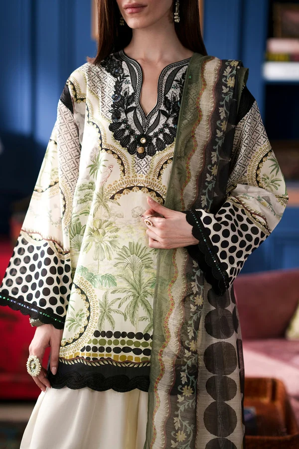 Embroidered Suit | E4485/103/002 - Image 3