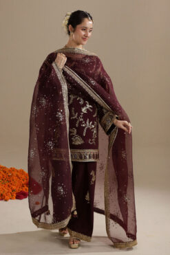 Alternative view of Burgundy Outfit