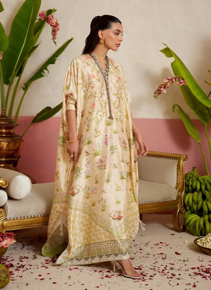 Daine Cream kaftan - Image 3