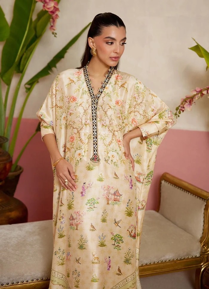 Daine Cream kaftan - Image 2
