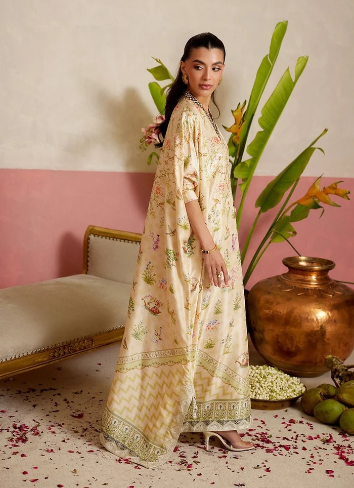 Daine Cream kaftan - Image 4