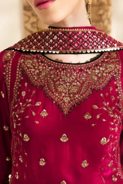 Alternative view of Embroidered Velvet Formal CVF26-D06
