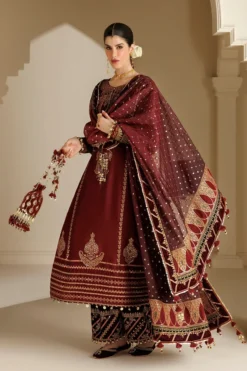 Alternative view of Embroidered Velvet Formal CVF26-D10