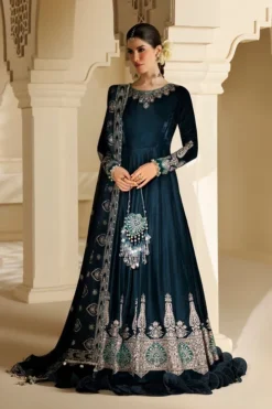 Embroidered Velvet Formal CVF26-D09