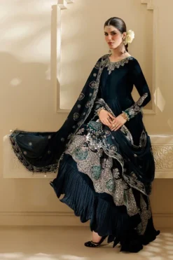 Alternative view of Embroidered Velvet Formal CVF26-D09