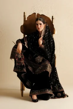 Alternative view of Embroidered Velvet Formal CVF26-D01