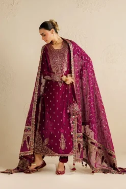 Alternative view of Embroidered Velvet Formal CVF26-D12