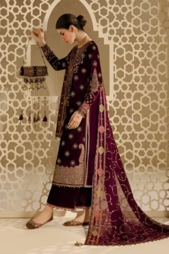 Alternative view of Embroidered Velvet Formal CVF26-D08