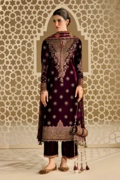 Embroidered Velvet Formal CVF26-D08