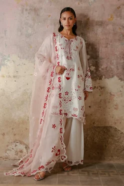 Embroidered 3 PC Suit | 17039/501/101