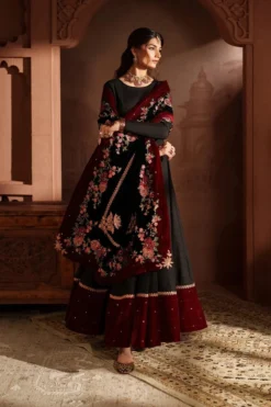 IV-59 Embroidered Velvet