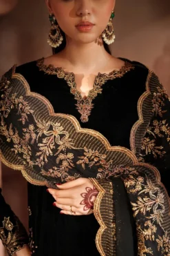 Alternative view of IV-62 Embroidered Velvet