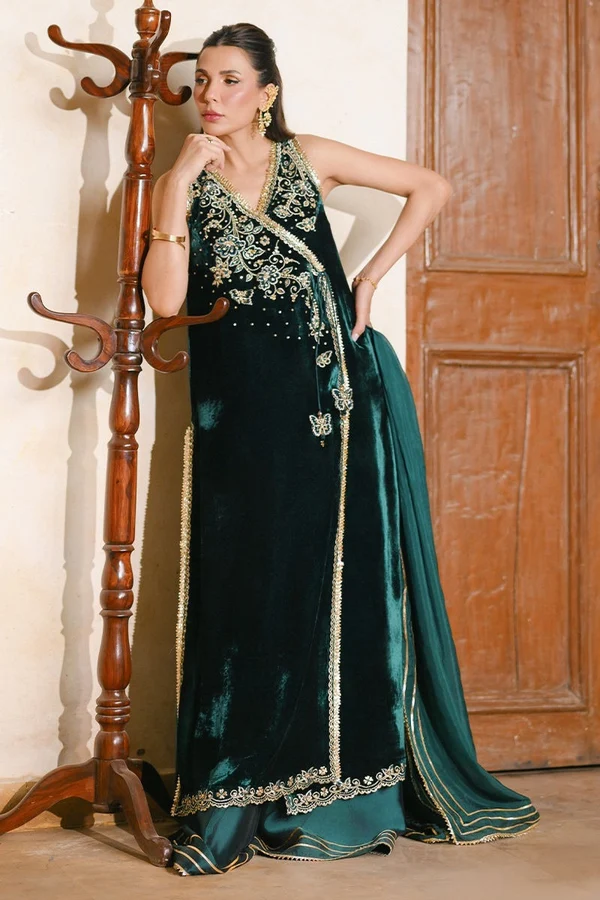 Leher Angarkha And Dupatta