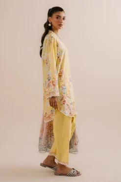 Alternative view of Printed Embroidered 3 PC Suit | 17019/201/501