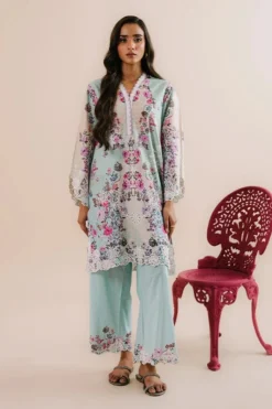 Printed Embroidered CO-ORD Set | 17054/201/812