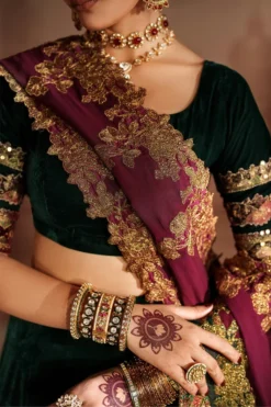 Alternative view of IV-65 Embroidered Velvet