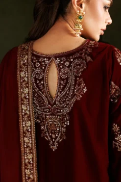 Alternative view of IV-86 Embroidered Velvet
