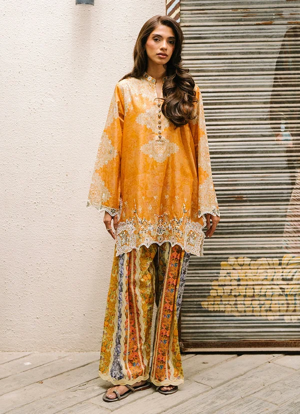 Printed Embroidered CO-ORD Set | 17055/201/521