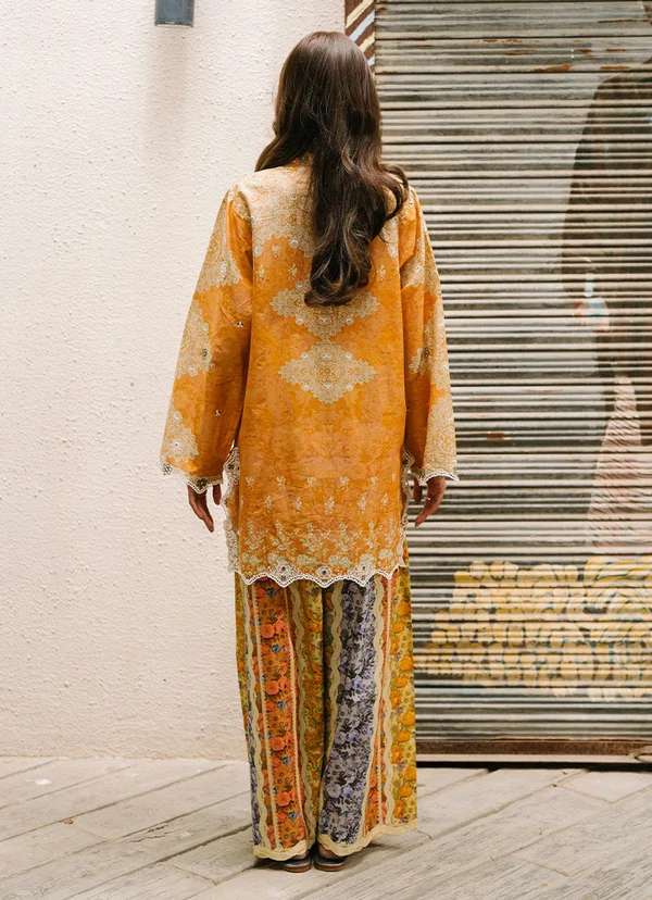 Printed Embroidered CO-ORD Set | 17055/201/521 - Image 4